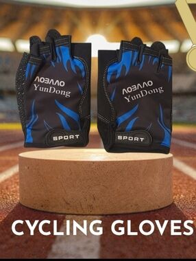 WULI Cycling Gloves Half Finger Men & Women Thin & Breathable Large NWOT